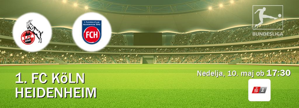 Prenos tekme med 1. FC Köln in Heidenheim v živo na Sport TV 1 (nedelja, 10. maj ob 17:30 uri). Prenos tekme med 1. FC Köln in Heidenheim v živo na Sport TV 1 (nedelja, 10. maj ob 17:30 uri).