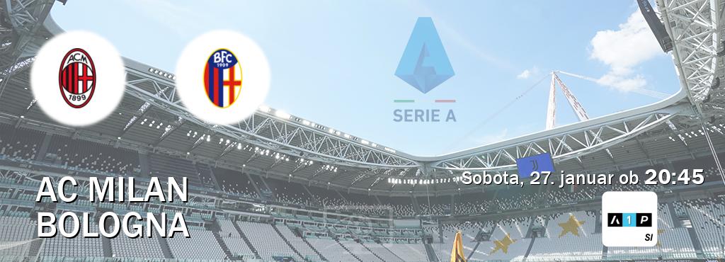 AC Milan in Bologna v živo na Arena Sport Premium. Prenos tekme bo v sobota, 27. januar ob  20:45