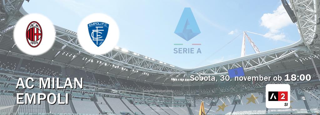 Ne zamudi prenosa tekme AC Milan - Empoli v živo na Arena Sport 2.