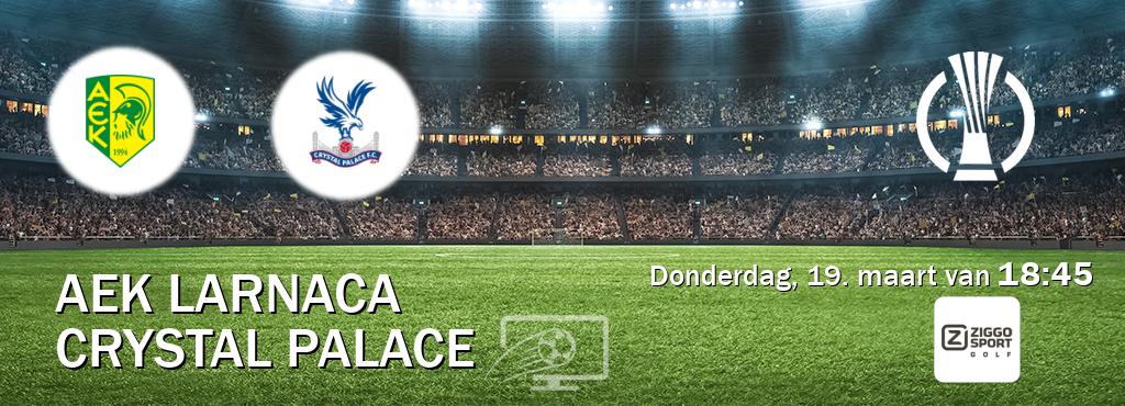 Wedstrijd tussen AEK Larnaca en Crystal Palace live op tv bij Ziggo Sport 6 (donderdag, 19. maart van  18:45).