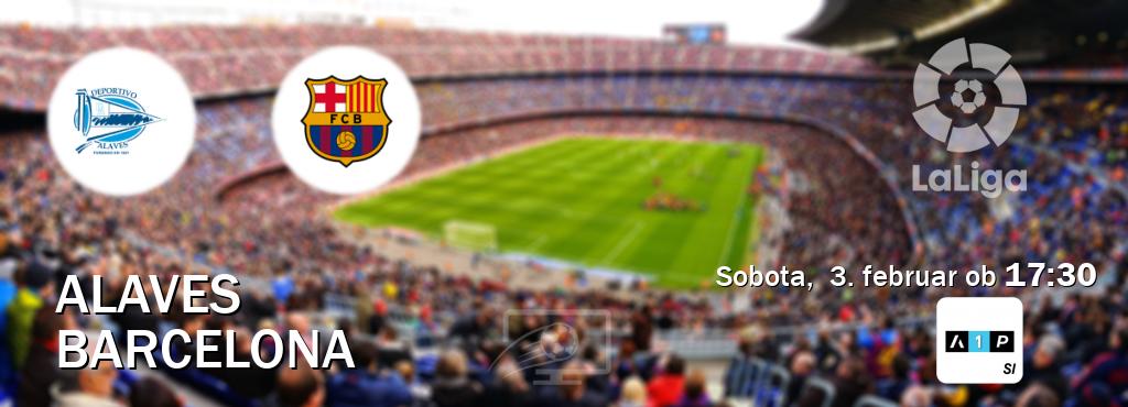 Prenos tekme med Alaves in Barcelona v živo na Arena Sport Premium (sobota,  3. februar ob  17:30 uri).