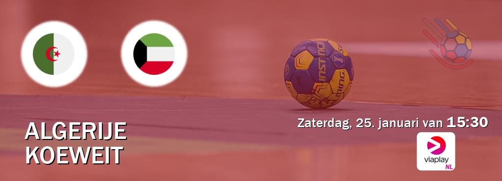 Wedstrijd tussen Algerije en Koeweit live op tv bij Viaplay Nederland (zaterdag, 25. januari van  15:30).