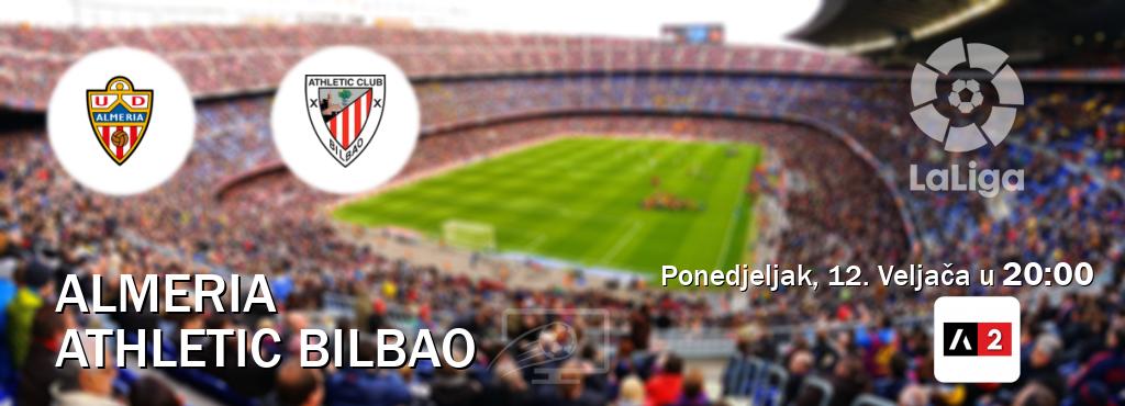Izravni prijenos utakmice Almeria i Athletic Bilbao pratite uživo na Arena Sport 2 (Ponedjeljak, 12. Veljača u  20:00).