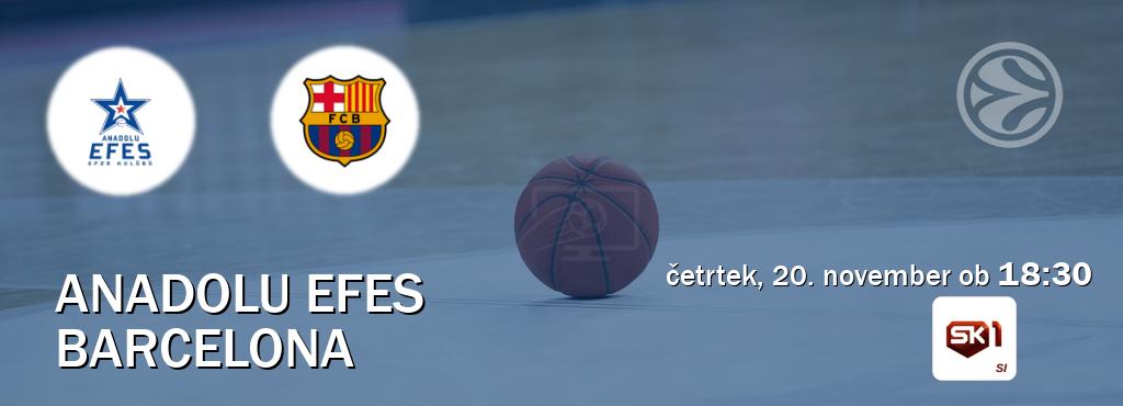 Ne zamudi prenosa tekme Anadolu Efes - Barcelona v živo na Sportklub 1.