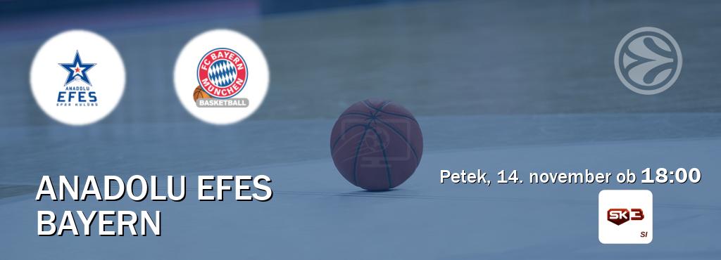 Ne zamudi prenosa tekme Anadolu Efes - Bayern v živo na Sportklub 3. Ne zamudi prenosa tekme Anadolu Efes - Bayern v živo na Sportklub 3.