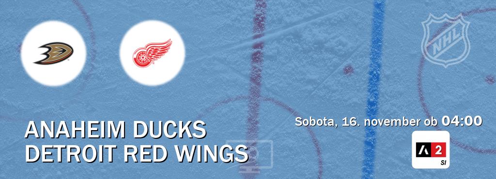 Ne zamudi prenosa tekme Anaheim Ducks - Detroit Red Wings v živo na Arena Sport 2.