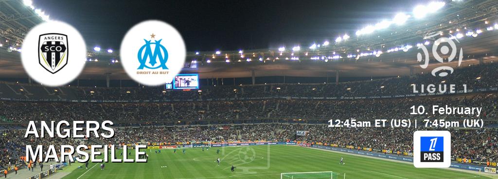 You can watch game live between Angers and Marseille on Ligue 1 Pass(UK).