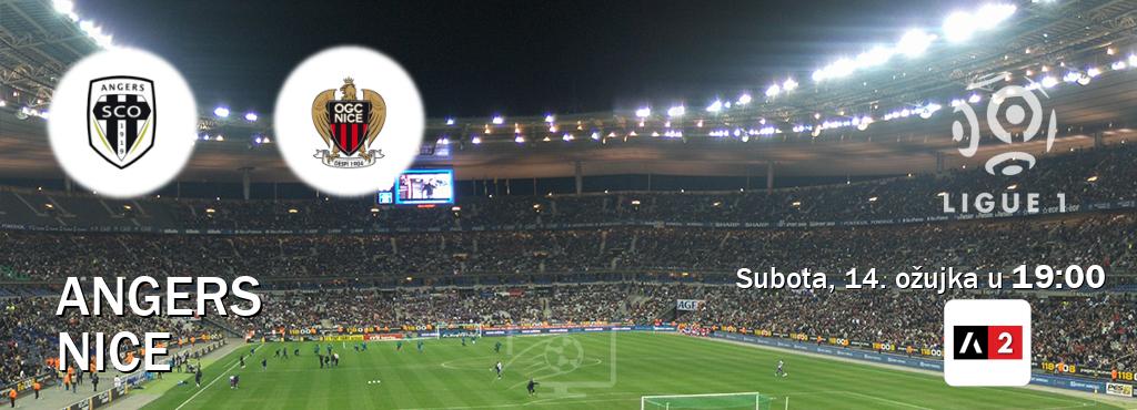 Izravni prijenos utakmice Angers i Nice pratite uživo na Arena Sport 2 (subota, 14. ožujka u  19:00).