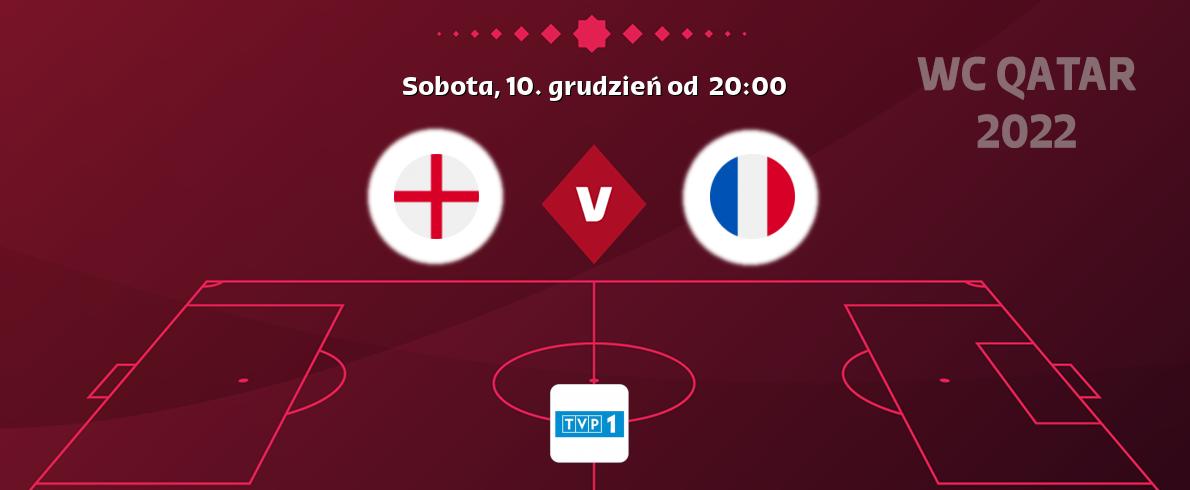 Gra między Anglia i Francja transmisja na żywo w TVP 1 (sobota, 10. grudzień od  20:00).