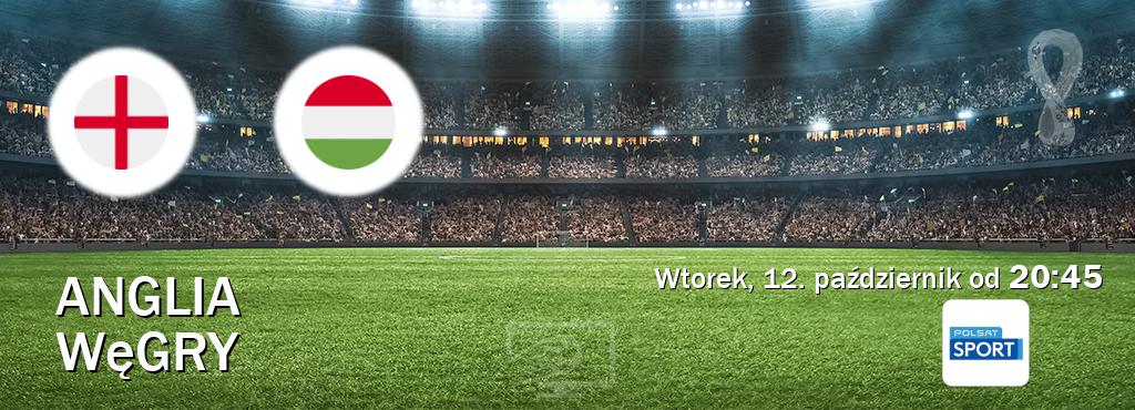 Gra między Anglia i Węgry transmisja na żywo w Polsat Sport (wtorek, 12. październik od  20:45).