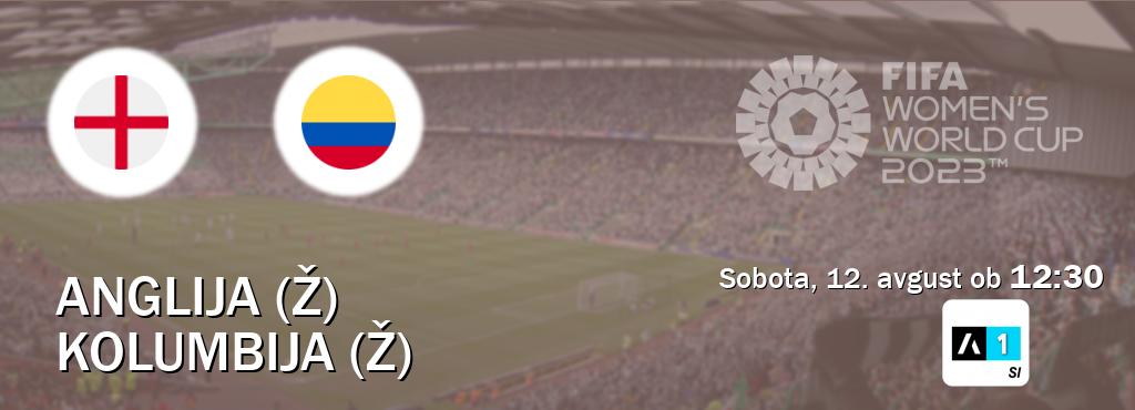 Prenos tekme med Anglija (Ž) in Kolumbija (Ž) v živo na Arena Sport 1 (sobota, 12. avgust ob  12:30 uri).