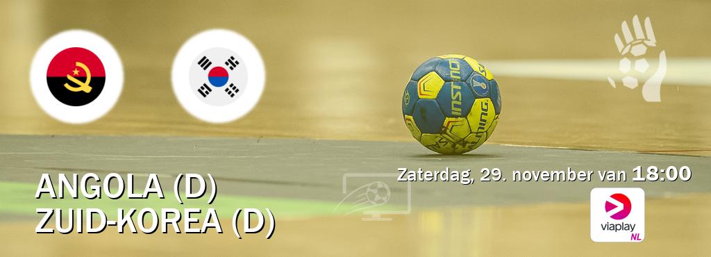 Wedstrijd tussen Angola (D) en Zuid-Korea (D) live op tv bij Viaplay Nederland (zaterdag, 29. november van  18:00).