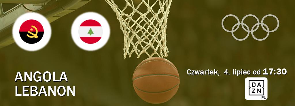 Gra między Angola i Lebanon transmisja na żywo w DAZN (czwartek,  4. lipiec od  17:30).