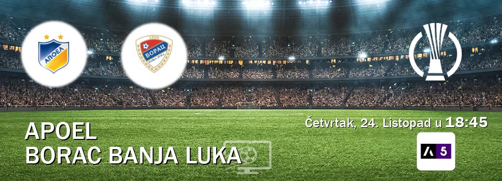 Izravni prijenos utakmice APOEL i Borac Banja Luka pratite uživo na Arena Sport 5 (Četvrtak, 24. Listopad u  18:45).