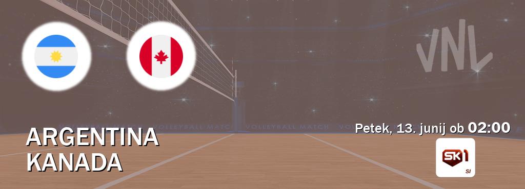 Prenos tekme med Argentina in Kanada v živo na Sportklub 1 (petek, 13. junij ob  02:00 uri).