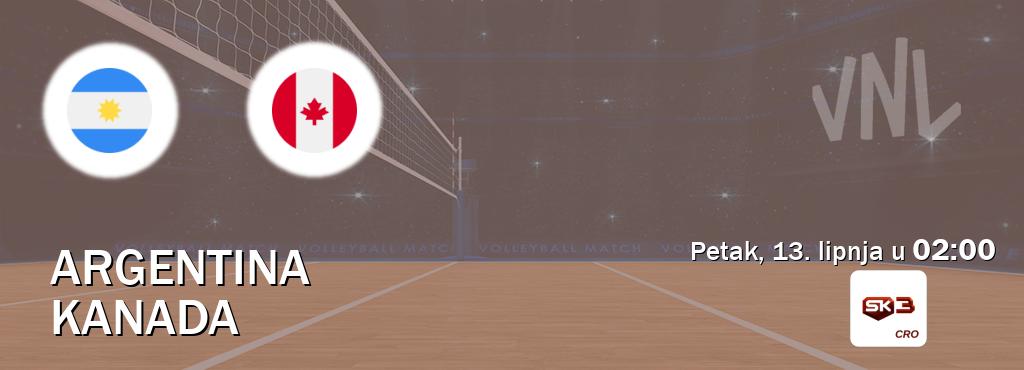 Izravni prijenos utakmice Argentina i Kanada pratite uživo na Sportklub 3 (petak, 13. lipnja u 02:00). Izravni prijenos utakmice Argentina i Kanada pratite uživo na Sportklub 3 (petak, 13. lipnja u 02:00).
