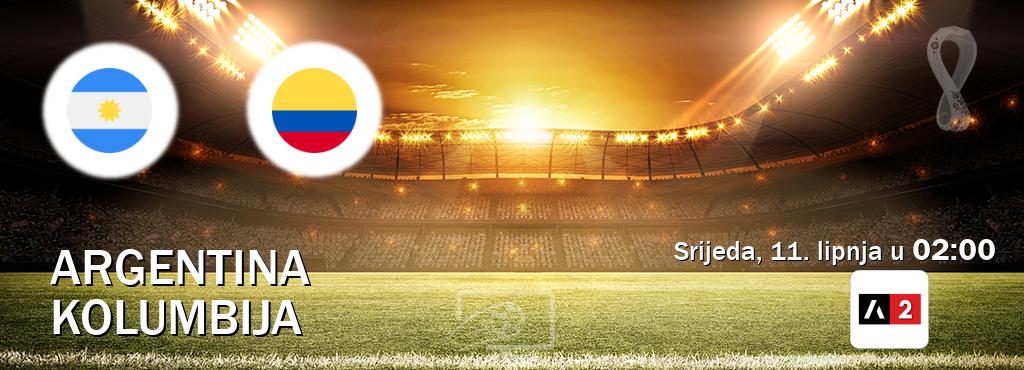 Izravni prijenos utakmice Argentina i Kolumbija pratite uživo na Arena Sport 2 (srijeda, 11. lipnja u 02:00). Izravni prijenos utakmice Argentina i Kolumbija pratite uživo na Arena Sport 2 (srijeda, 11. lipnja u 02:00).