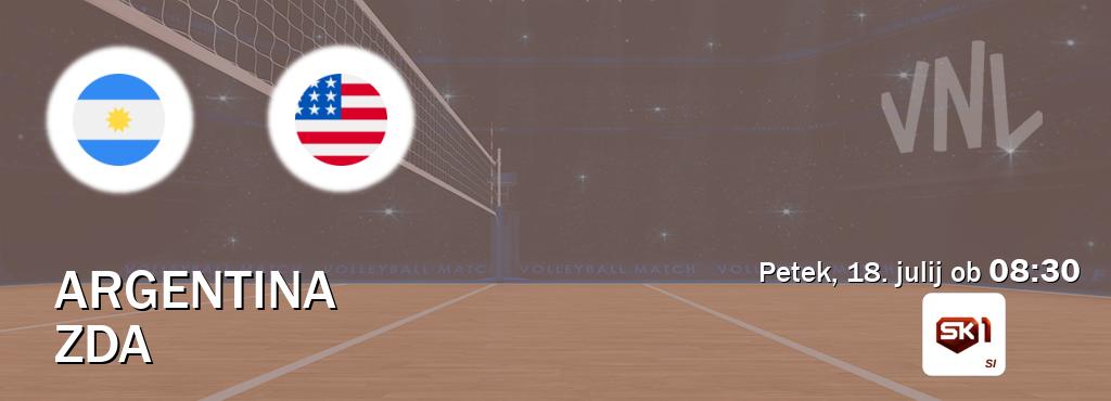 Dvoboj Argentina in ZDA s prenosom tekme v živo na Sportklub 1. Dvoboj Argentina in ZDA s prenosom tekme v živo na Sportklub 1.