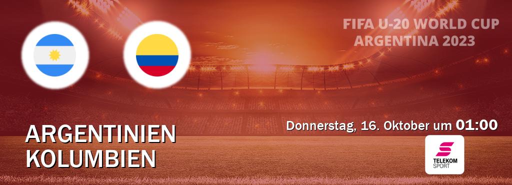 Das Spiel zwischen Argentinien U20 und Kolumbien U20 wird am Donnerstag, 16. Oktober um 01:00, live vom Magenta Sport übertragen. Das Spiel zwischen Argentinien U20 und Kolumbien U20 wird am Donnerstag, 16. Oktober um 01:00, live vom Magenta Sport übertragen.