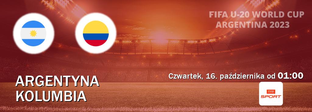 Gra między Argentyna U20 i Kolumbia U20 transmisja na żywo w TVP Sport (czwartek, 16. października od 01:00). Gra między Argentyna U20 i Kolumbia U20 transmisja na żywo w TVP Sport (czwartek, 16. października od 01:00).