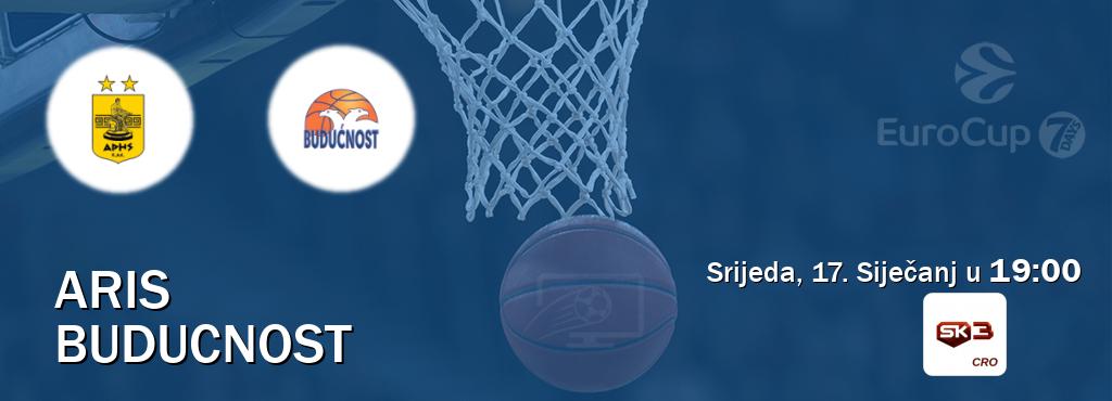 Izravni prijenos utakmice Aris i Buducnost pratite uživo na Sportklub 3 (Srijeda, 17. Siječanj u  19:00).