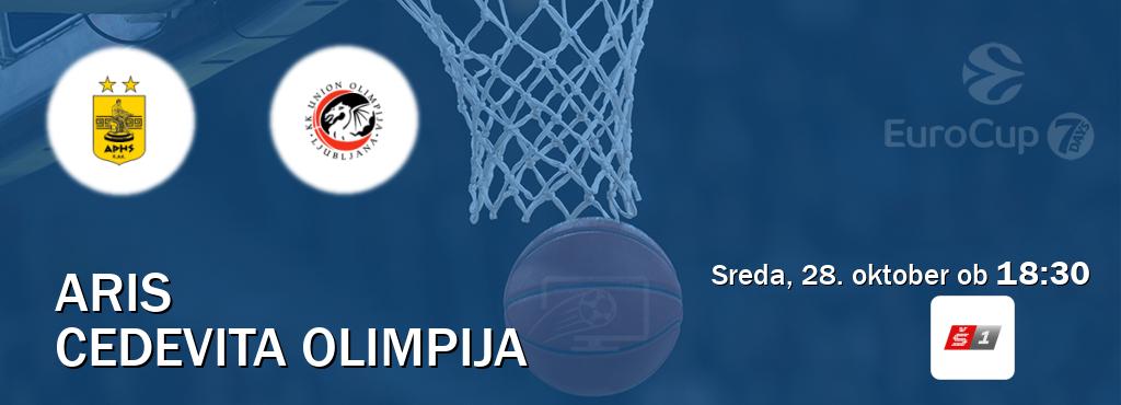 Dvoboj Aris in Cedevita Olimpija s prenosom tekme v živo na Sport TV 1.