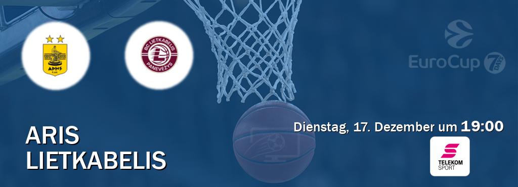 Das Spiel zwischen Aris und Lietkabelis wird am Dienstag, 17. Dezember um  19:00, live vom Magenta Sport übertragen.