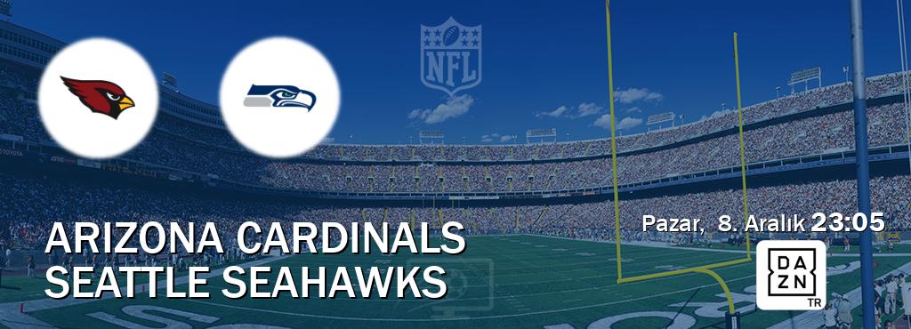 Karşılaşma Arizona Cardinals - Seattle Seahawks DAZN'den canlı yayınlanacak (Pazar,  8. Aralık  23:05).