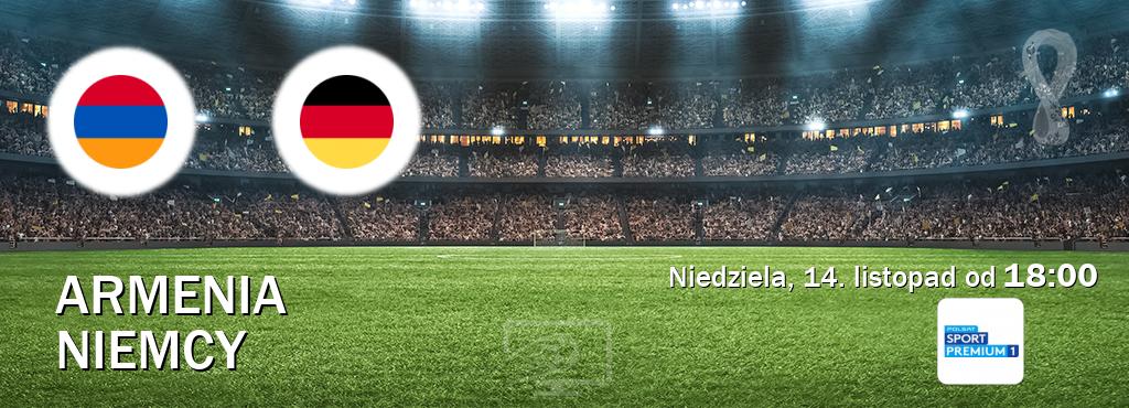 Gra między Armenia i Niemcy transmisja na żywo w Polsat Sport Premium 1 (niedziela, 14. listopad od  18:00).