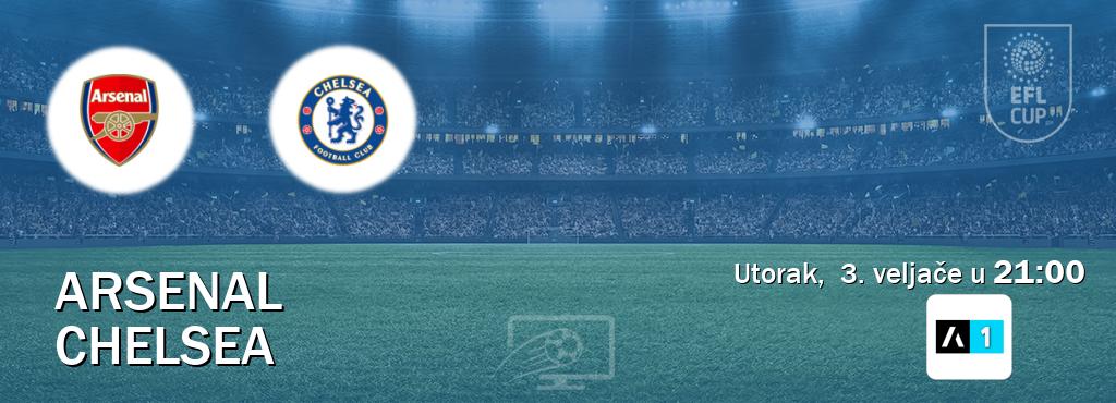 Izravni prijenos utakmice Arsenal i Chelsea pratite uživo na Arena Sport 1 (utorak,  3. veljače u  21:00).
