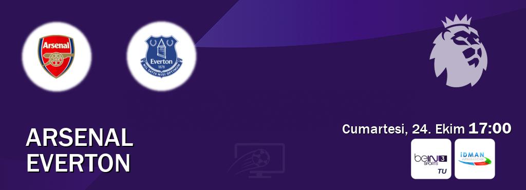 Karşılaşma Arsenal - Everton beIN SPORTS 3 ve Idman TV'den canlı yayınlanacak (Cumartesi, 24. Ekim  17:00).