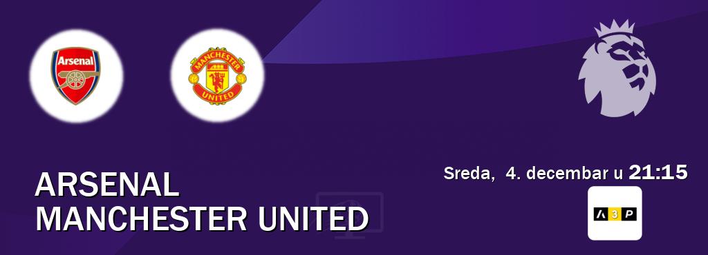 Izravni prijenos utakmice Arsenal i Manchester United pratite uživo na Arena Premium 3 (sreda,  4. decembar u  21:15).