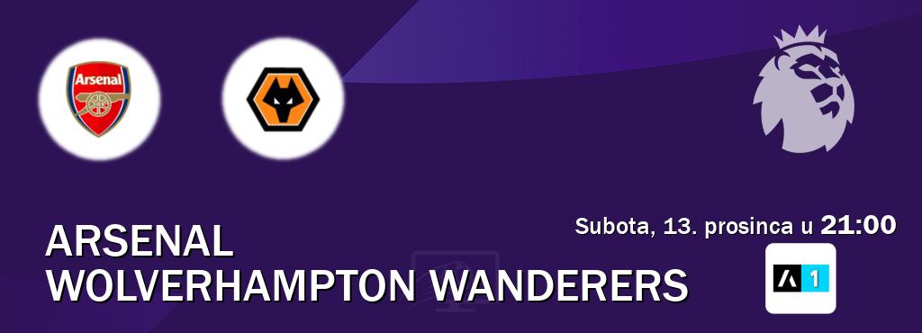Izravni prijenos utakmice Arsenal i Wolverhampton Wanderers pratite uživo na Arena Sport 1 (subota, 13. prosinca u  21:00).