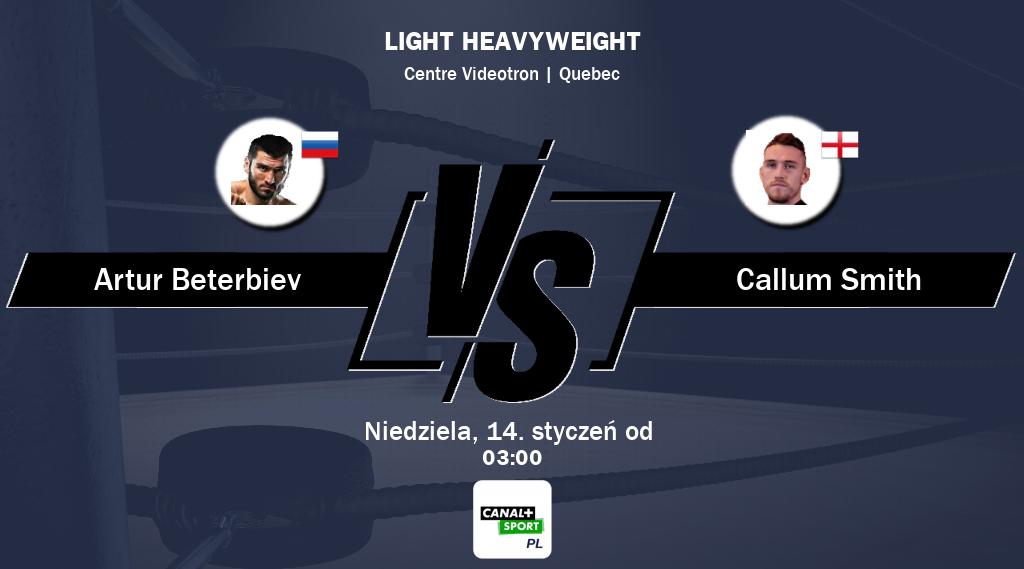 Walka między Artur Beterbiev a Callum Smith będzie transmitowana na żywo w CANAL+ Sport.