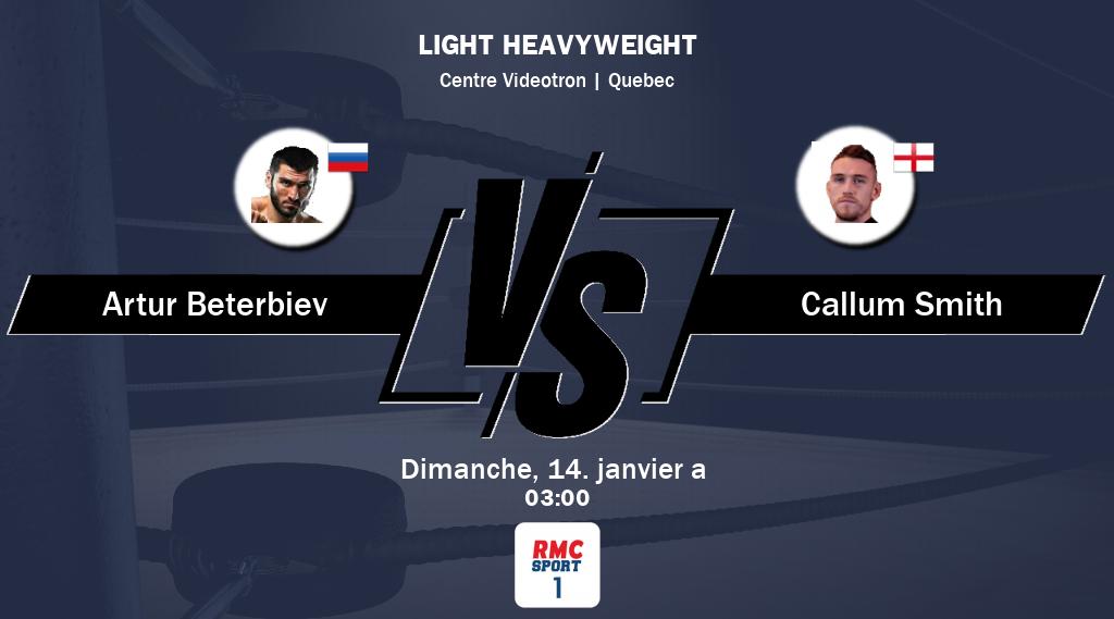 Le combat entre Artur Beterbiev et Callum Smith sera diffusé en direct sur RMC Sport 1.
