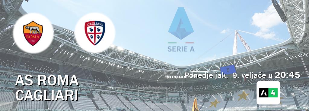 Izravni prijenos utakmice AS Roma i Cagliari pratite uživo na Arena Sport 4 (ponedjeljak,  9. veljače u  20:45).
