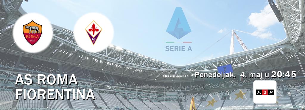 Izravni prijenos utakmice AS Roma i Fiorentina pratite uživo na Arena Premium 2 (ponedeljak,  4. maj u  20:45).