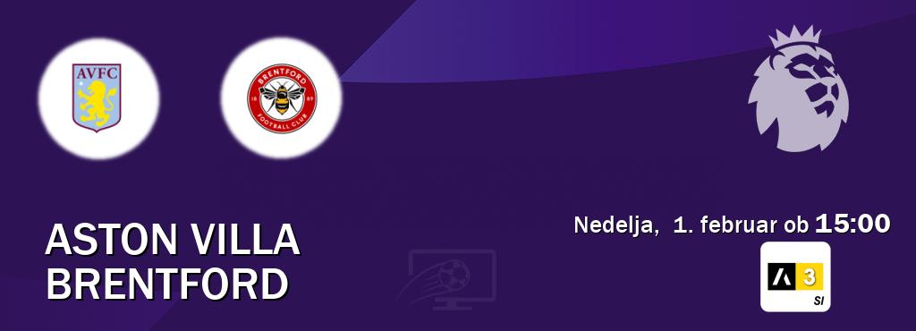 Ne zamudi prenosa tekme Aston Villa - Brentford v živo na Arena Sport 3.