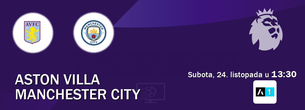 Izravni prijenos utakmice Aston Villa i Manchester City pratite uživo na Arena Sport 1 (subota, 24. listopada u  13:30).