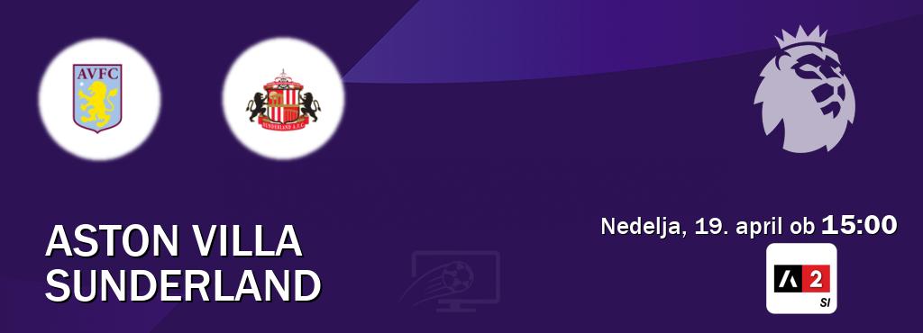 Aston Villa in Sunderland v živo na Arena Sport 2. Prenos tekme bo v nedelja, 19. april ob  15:00