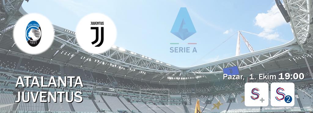 Karşılaşma Atalanta - Juventus S Sport + ve S Sport 2'den canlı yayınlanacak (Pazar,  1. Ekim  19:00).