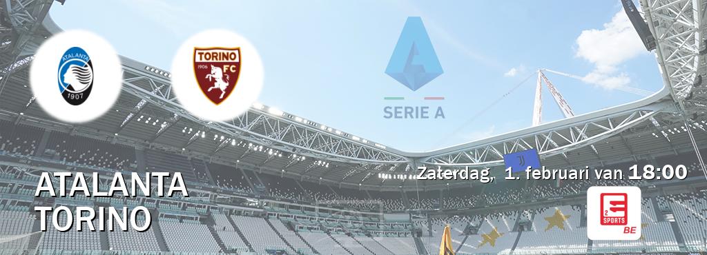 Wedstrijd tussen Atalanta en Torino live op tv bij Eleven Sports 2 (zaterdag,  1. februari van  18:00).