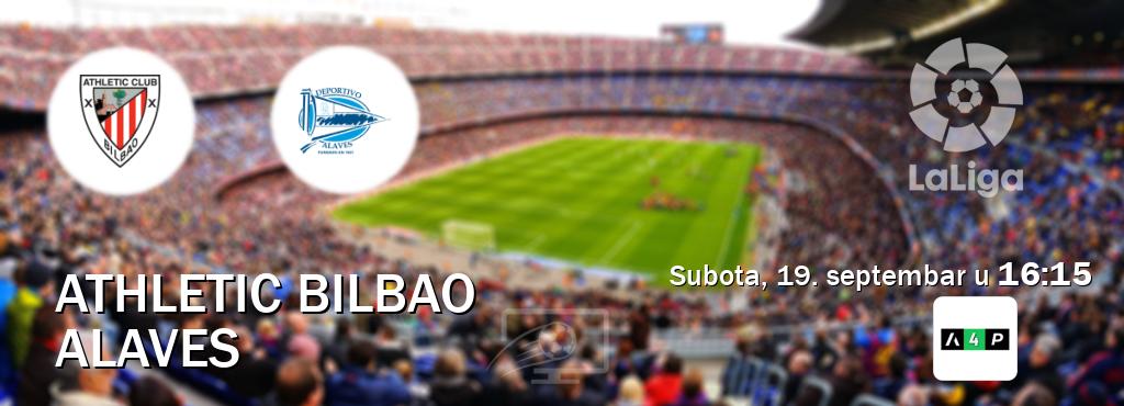 Izravni prijenos utakmice Athletic Bilbao i Alaves pratite uživo na Arena Premium 4 (subota, 19. septembar u  16:15).
