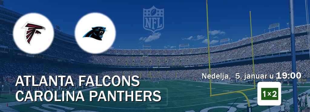 Izravni prijenos utakmice Atlanta Falcons i Carolina Panthers pratite uživo na Arena Sport 1x2 (nedelja,  5. januar u  19:00).