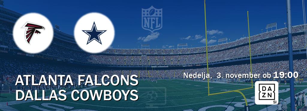 Ne zamudi prenosa tekme Atlanta Falcons - Dallas Cowboys v živo na DAZN.