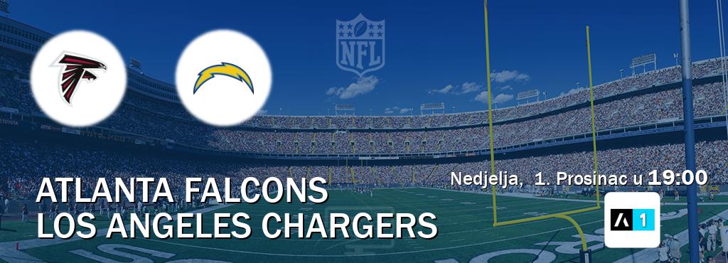 Izravni prijenos utakmice Atlanta Falcons i Los Angeles Chargers pratite uživo na Arena Sport 1 (Nedjelja,  1. Prosinac u  19:00).