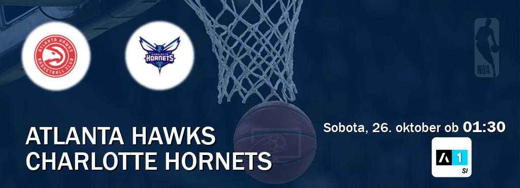 Ne zamudi prenosa tekme Atlanta Hawks - Charlotte Hornets v živo na Arena Sport 1.