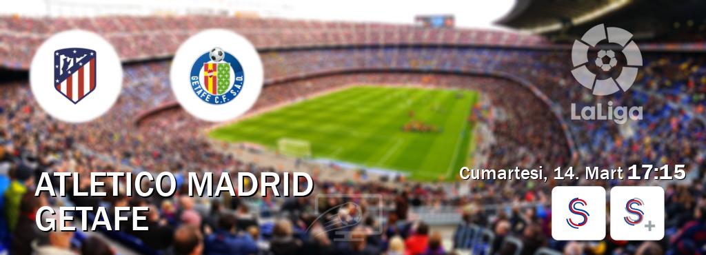 Karşılaşma Atletico Madrid - Getafe S Sport ve S Sport +'den canlı yayınlanacak (Cumartesi, 14. Mart  17:15).