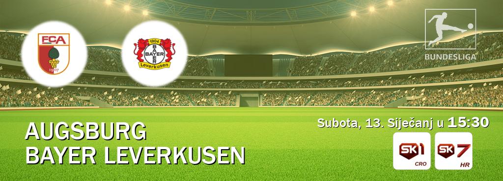 Izravni prijenos utakmice Augsburg i Bayer Leverkusen pratite uživo na Sportklub 1 i Sportklub 7 (Subota, 13. Siječanj u  15:30).
