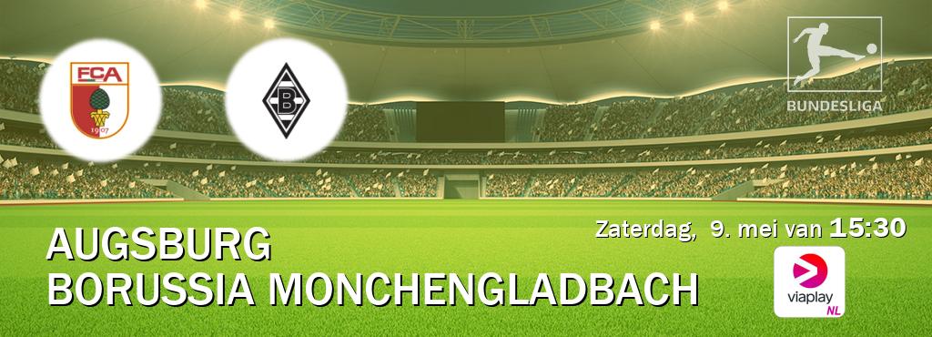 Wedstrijd tussen Augsburg en Borussia Monchengladbach live op tv bij Viaplay Nederland (zaterdag,  9. mei van  15:30).